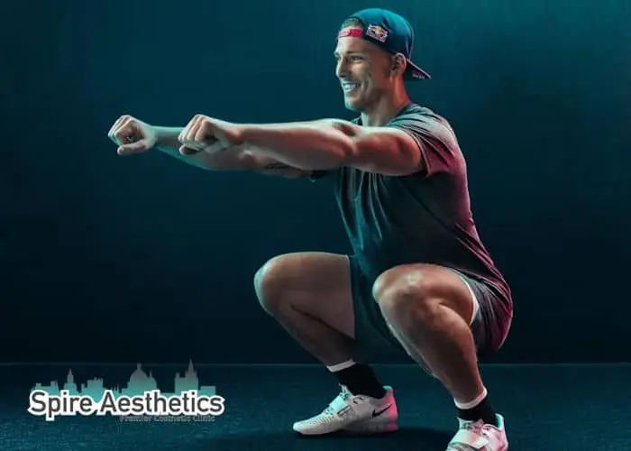 Image of man build leg muscle Cardonald through exercise